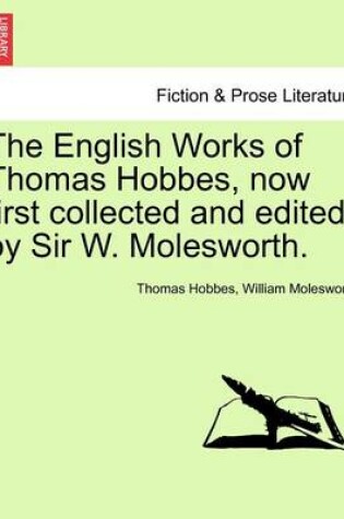 Cover of The English Works of Thomas Hobbes, Now First Collected and Edited by Sir W. Molesworth. Vol. IX.