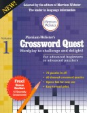 Book cover for Merriam-Webster's Crossword Quest, Volume 1