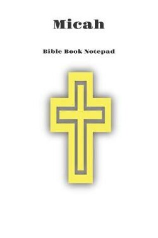 Cover of Bible Book Notepad Micah