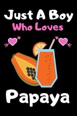 Book cover for Just a boy who loves papaya