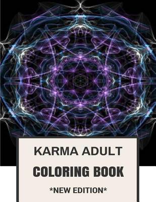 Book cover for Karma Adult Coloring Book