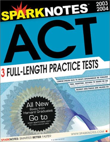 Cover of Sparknotes Guide to the ACT (Sparknotes Test Prep)