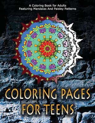 Book cover for COLORING PAGES FOR TEENS - Vol.2