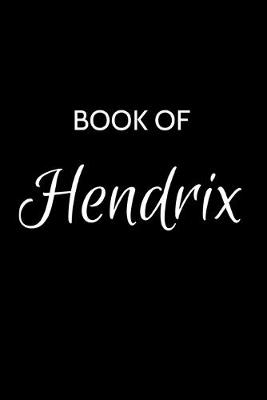 Book cover for Hendrix Journal Notebook