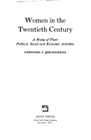 Cover of Women in the Twentieth Century,