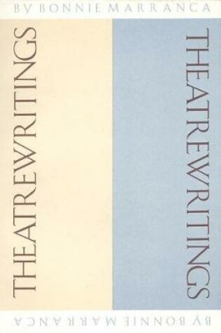 Cover of Theatrewritings