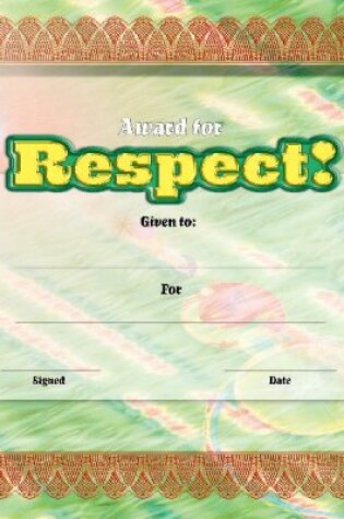 Cover of Fit-In-A-Frame Award for Respect