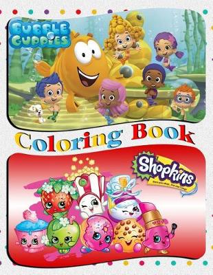 Book cover for Bubble Guppies & Shopkins Coloring Book