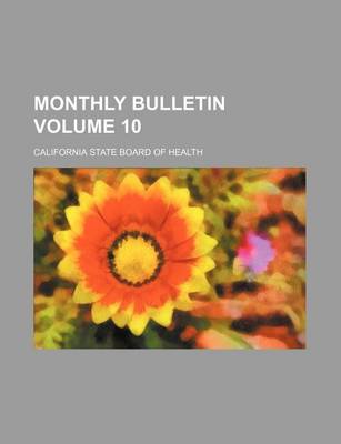 Book cover for Monthly Bulletin Volume 10