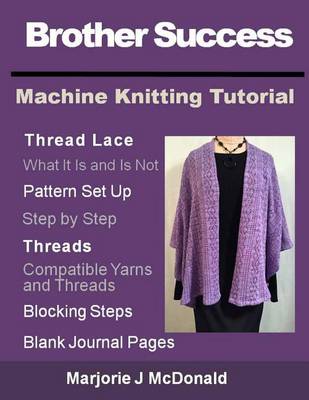 Book cover for Brother Success Machine Knitting Tutorial