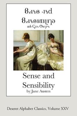 Book cover for Sense and Sensibility (Deseret Alphabet edition)