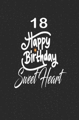 Book cover for 18 happy birthday sweetheart