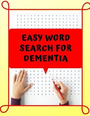 Book cover for Easy Word Search For Dementia