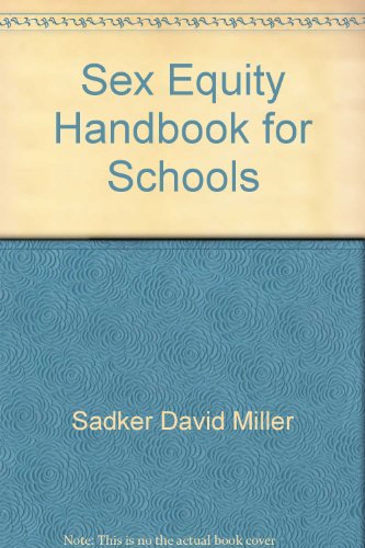 Book cover for Sex Equity Handbook for Schools