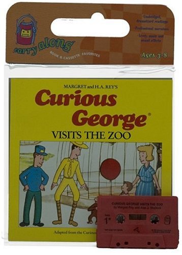 Book cover for Curious George Visits the Zoo Book & Cassette