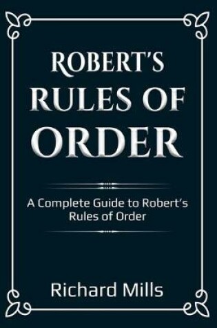 Cover of Robert's Rules of Order