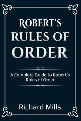 Book cover for Robert's Rules of Order