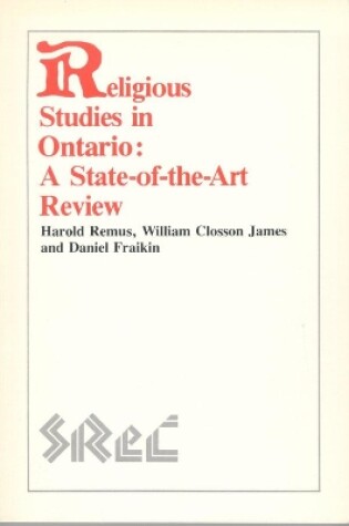 Cover of Religious Studies in Ontario