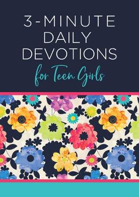 Book cover for 3-Minute Daily Devotions for Teen Girls