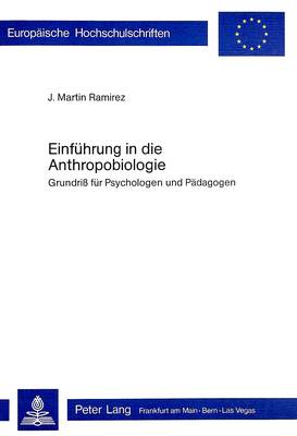Book cover for Einfuehrung in Die Anthropobiologie