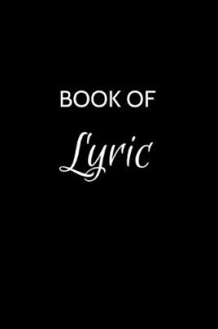 Cover of Book of Lyric