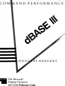 Book cover for dBase III