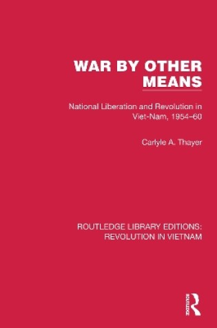 Cover of War By Other Means