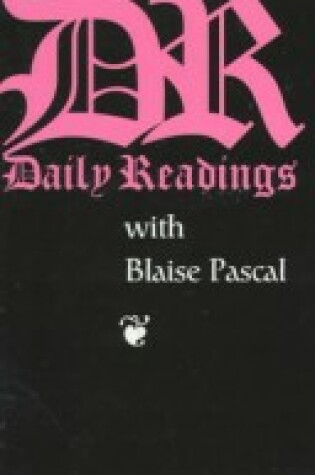 Cover of Daily Readings with Blaise Pascal