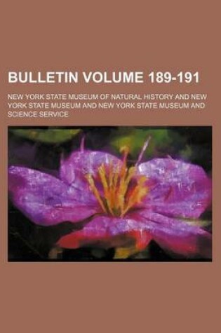 Cover of Bulletin Volume 189-191