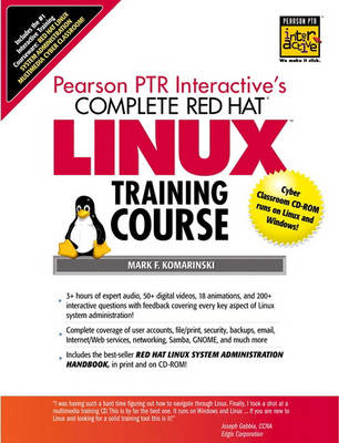 Book cover for The Complete Red Hat Linux Training Course