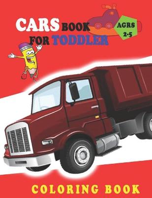 Book cover for cars book for toddler