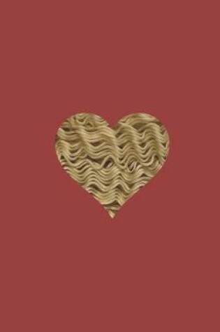 Cover of Blank Lined Journal, Ramen Love, Red