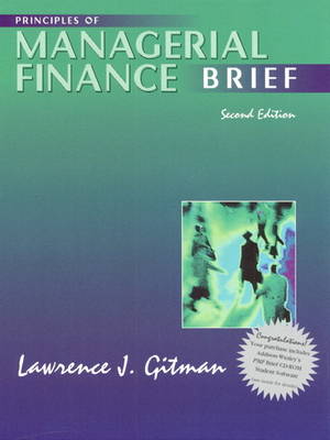 Book cover for Principles of Managerial Finance, Brief