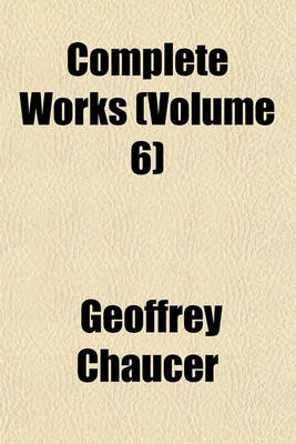 Book cover for Complete Works (Volume 6)