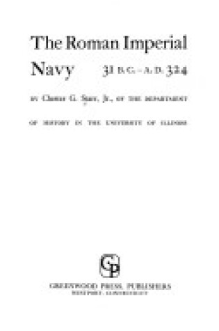 Cover of The Roman Imperial Navy