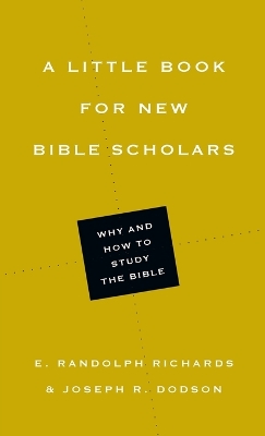 Book cover for A Little Book for New Bible Scholars