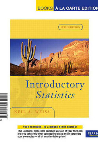 Cover of Introductory Statistics, Books a la Carte Edition