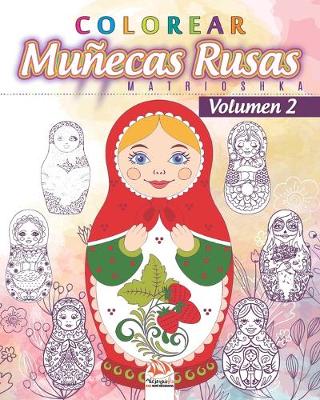 Book cover for Colorear Munecas Rusas 2 - Matrioshka