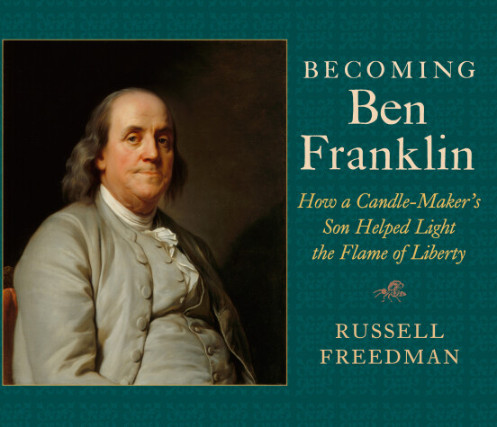 Book cover for Becoming Ben Franklin