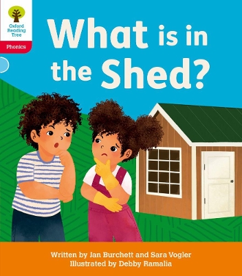 Cover of Oxford Reading Tree: Floppy's Phonics Decoding Practice: Oxford Level 4: What is in the Shed?