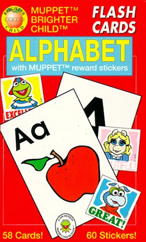 Book cover for Alphabet/Flash Cards with Muppet Reward Stickers