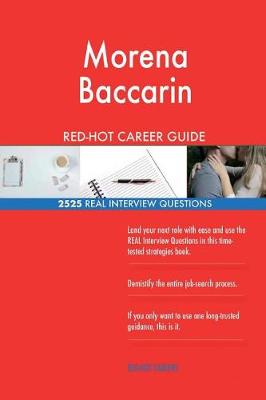 Book cover for Morena Baccarin RED-HOT Career Guide; 2525 REAL Interview Questions