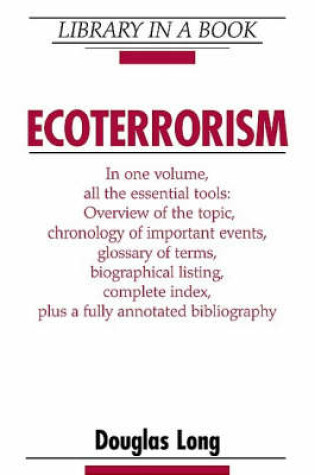 Cover of Ecoterrorism