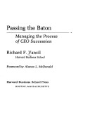 Book cover for Passing the Baton