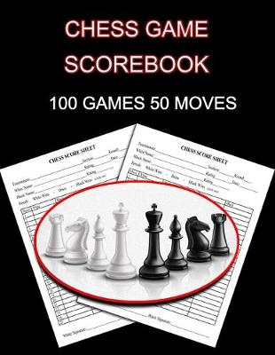 Book cover for Chess Game Scorebook