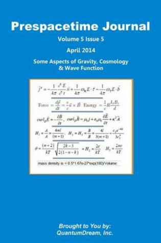 Cover of Prespacetime Journal Volume 5 Issue 5