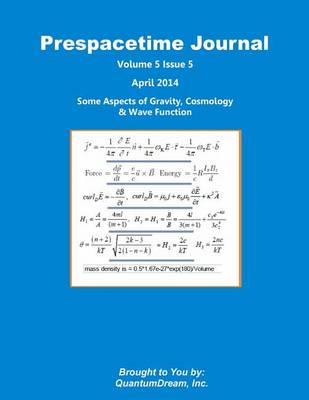 Book cover for Prespacetime Journal Volume 5 Issue 5