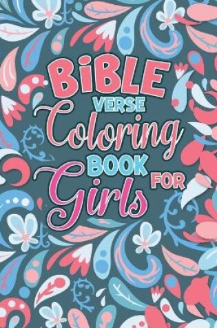 Cover of Bible Verse Coloring Book for Girls