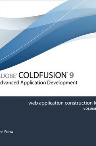 Cover of Adobe ColdFusion 8 Web Application Construction Kit, Volume 3