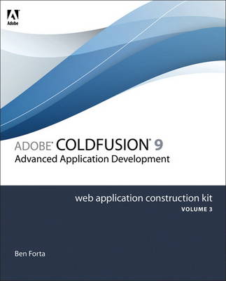 Book cover for Adobe ColdFusion 8 Web Application Construction Kit, Volume 3